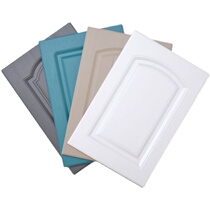  Custom-made cabinet door panel blister molded door Custom European-style wardrobe door drawer cabinet shoe cabinet glass louver grid