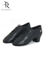TangoRegina British Tango Queen Womens Modern Shoes Latin Dance Shoes Practice Shoes Teacher Shoes Cowhide