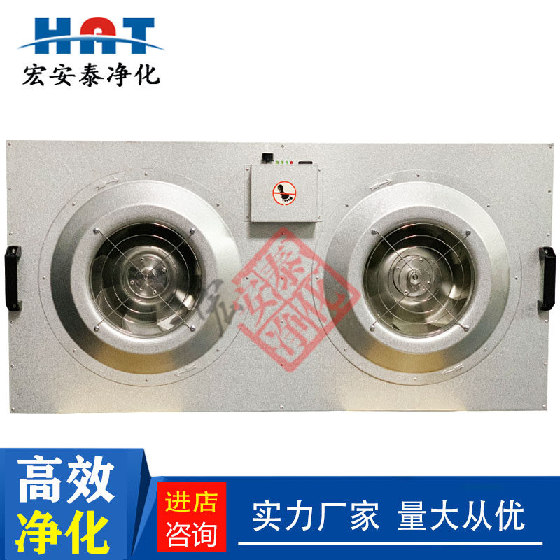 Dust - free workshop Industry Dual - motor FFU air purifier high efficiency filter unit air - flow cover