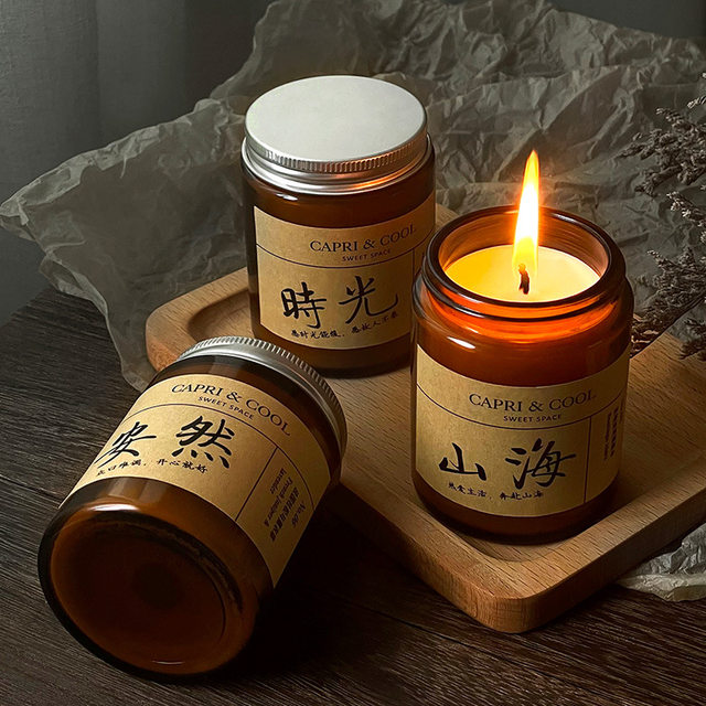 Aromatherapy Candle Hand Gift, Indoor Fragrance, Long-Lasting Flameless Aromatherapy Gift Box Set, Niche High-End