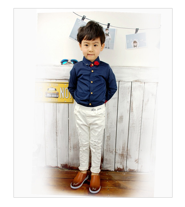 Chemise garcon à manche longue - Ref 2076261 Image 30