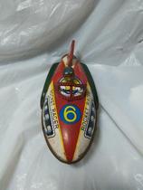 Nostalgic old toys Tin toy rocket racing car (inertial see picture and description)