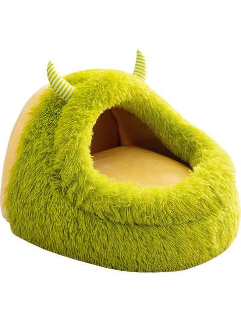 Cat House for All Seasons, Pet Nest, Removable and Washable Semi-Enclosed Trendy Cat House, Winter Warm Cat Bed