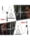 Fitness Double Rope Triceps Training High Pull-Down Resistance Rope Magic Device Gantry Frame Face Pull Equipment Accessories