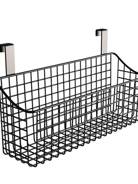 Stainless steel balcony hanging rack storage basket storage basket hanging basket bathroom drain storage basket hook kitchen storage rack