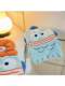 Cute Ugly Fish Hand Towel, Hanging Type, Bathroom Children's Coral Fleece Handkerchief, Absorbent Thickened Kitchen Cloth