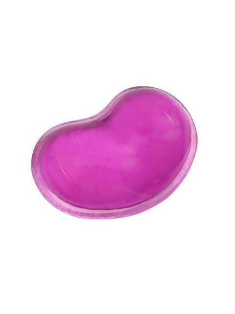 Crystal transparent computer notebook wrist pad, wrist pad, silicone hand pillow for girls, cute small size, thickened, colorful and soft