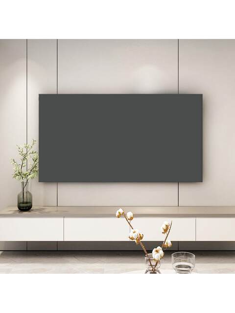 Solid Color Tv Cover Nordic Style Cream Style Plain High-End Dust Cover Hanging Desktop Universal Tv Cover Cloth