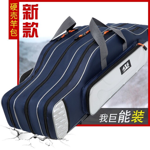 Fishing Rod Bag, Fishing Gear Bag, Sea Rod Large Belly Bag, Fishing Bag, Waterproof Multi-Functional Rock Rod Bag, Lure Bag, Ultra-Light Sea Rod Bag