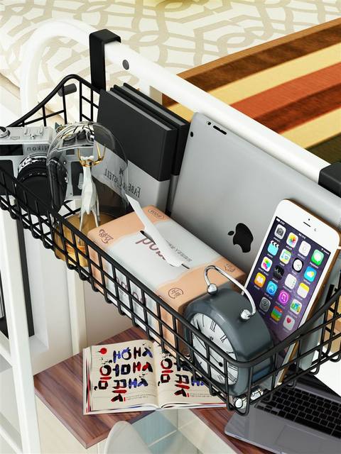 Stainless steel balcony hanging rack storage basket storage basket hanging basket bathroom drain storage basket hook kitchen storage rack