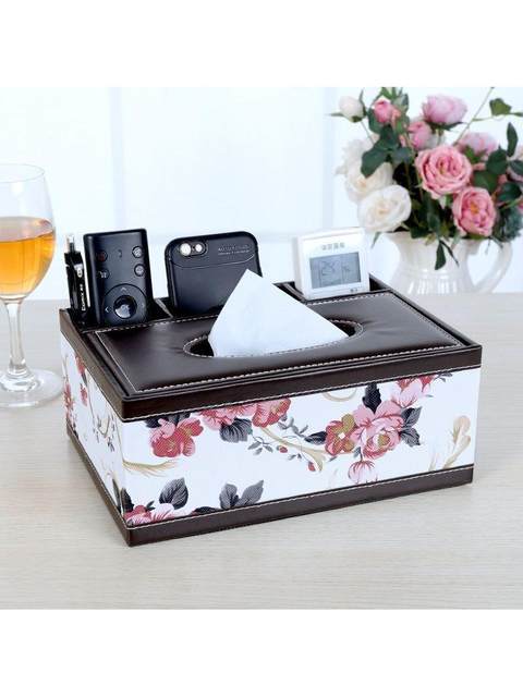 Tissue Box Living Room Decoration Light Luxury High-End Creative Remote Control Storage Multifunctional Office Coffee Table Tissue Box