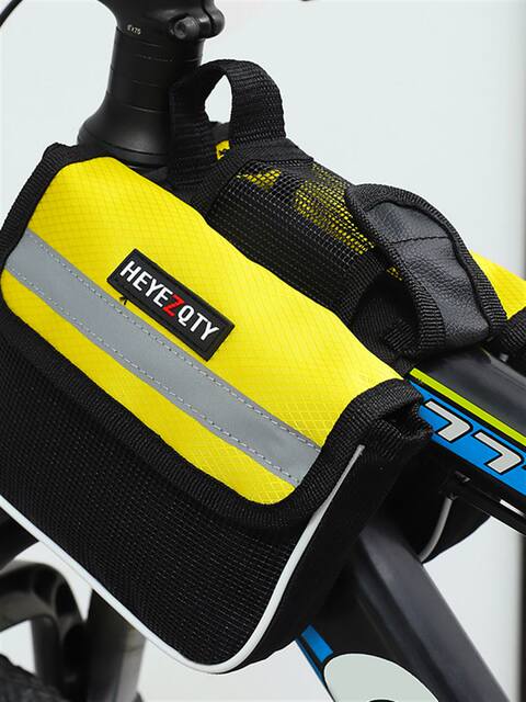 Children's Mountain Bike Front Frame Bag, Front Bar Small Bag, Upper Tube Storage Waterproof Phone Bag, Saddle Bag