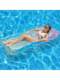Floating Bed for Adults, Inflatable Water Float, Thickened Mesh Bed, Girls' Water Play Float Chair, Swimming Float Ring with Net, Floating Raft