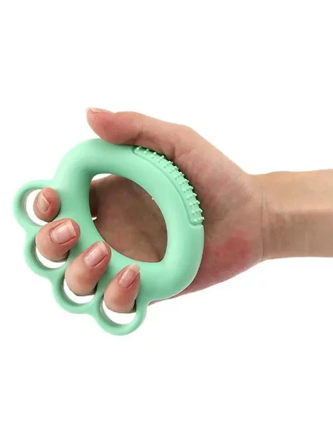 Grip Strength Device with Finger Rings for Elderly People to Exercise Their Palms, Restore Exercise, and Improve Finger Flexibility and Hand Strength at Home