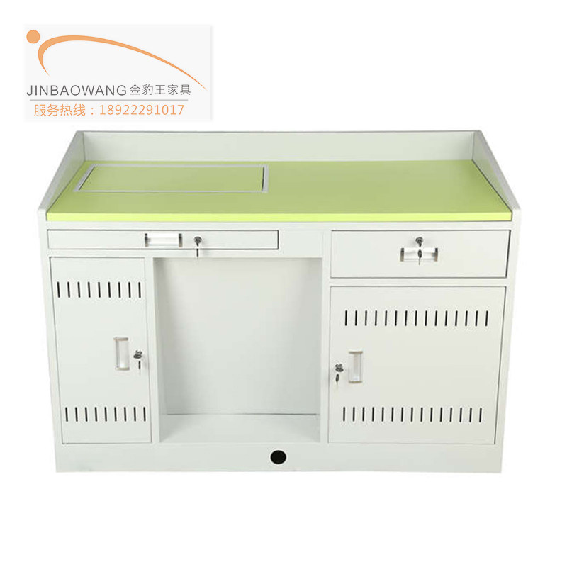 Audio-visual central control podium multimedia school class-class steel podium flip display multi-functional teacher's desk