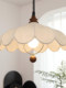 French Retro Restaurant Chandelier Retractable Bar Counter Bedroom Study Balcony Tea Table Living Room Cream Style Fabric Chandelier