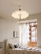 French medieval bedroom ceiling lamp cream style lotus leaf lamp master bedroom room lamp restaurant cloud chandelier 2026 new style