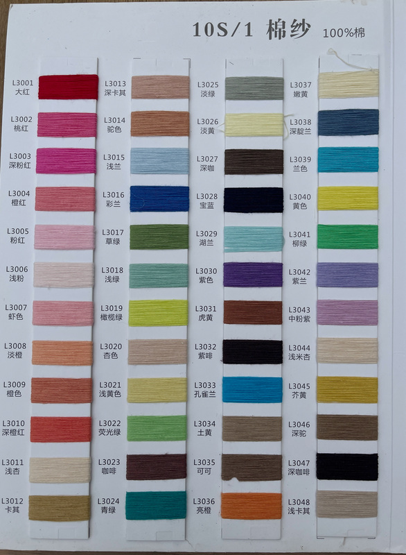 10 Skeins of Single-Strand Cotton Yarn, 100% Pure Cotton Knitting Yarn, 10S/1 White Raw Yarn for Sweaters, Socks, Etc., Large Quantities in Stock