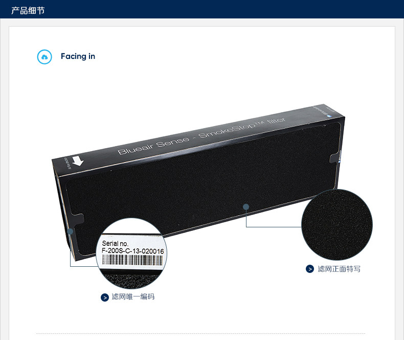 Blueair Sense filter replacement for Clean Air & Odors - Taobao product photo 7