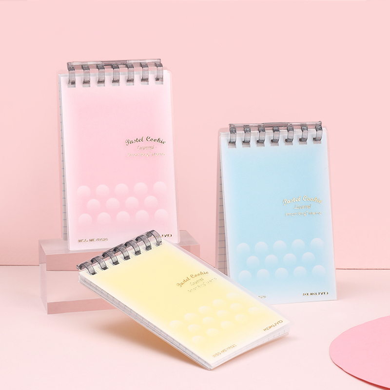 Japan KOKUYO mini loose-leaf notebook Coil book detachable student checkered book A7 small book