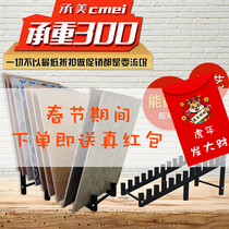 10-12 layer large capacity ceramic tile display rack wood floor display rack sample rack ceramic shelf display rack