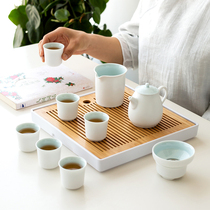 Tea set set home tea table tea tray office with Japanese style simple set of small kung fu tea ceremony Tea Tea Teapot