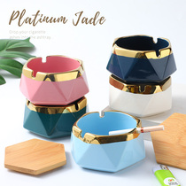 Nordic ceramic ashtray creative home living room ins personality trend office ashtray fashion European style