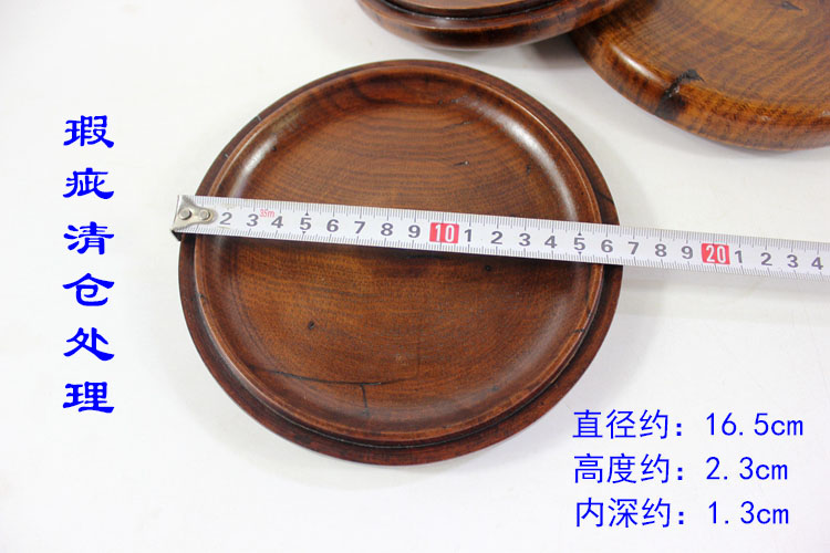 Đĩa gỗ tấm nhỏ đĩa món ăn trái cây sấy khô hạt dưa đĩa món ăn nhẹ tấm gỗ bánh ngọt tròn món ăn rắn gỗ khay thực phẩm - Tấm khay gỗ đẹp