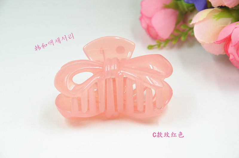 Kẹp tóc Gripper Kích Thước Lớn Bath Clip Jelly Loạt Medium Mát Clips Adult Tóc Phụ Kiện Đơn Giản Tóc Ngắn