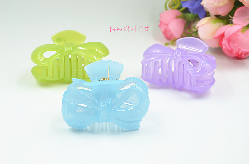 Kẹp tóc Gripper Kích Thước Lớn Bath Clip Jelly Loạt Medium Mát Clips Adult Tóc Phụ Kiện Đơn Giản Tóc Ngắn