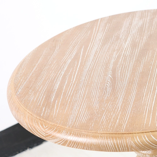 Французский сплошной древесина Круглый столик диван кофейный столик несколько кофейного стола на балконе.