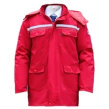 Зимний антистатический износостойкий удерживающий тепло пуховик для работы, увеличенная толщина