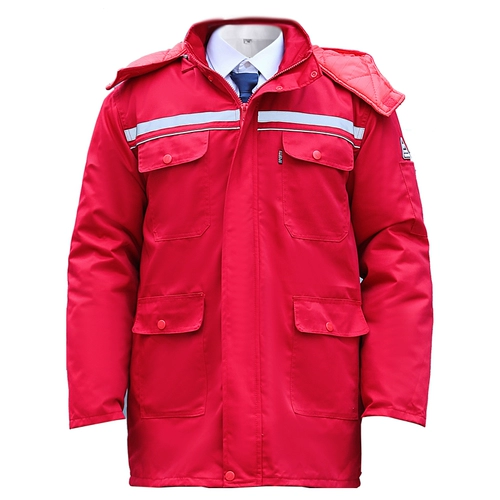 Зимний антистатический износостойкий удерживающий тепло пуховик для работы, увеличенная толщина