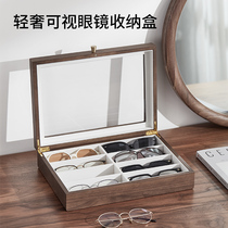 Early Heart Wooden Dorg Glasses Case Upscale Near-Lens Sunglasses Sunglasses Containing Box Glasses Display Collection Box