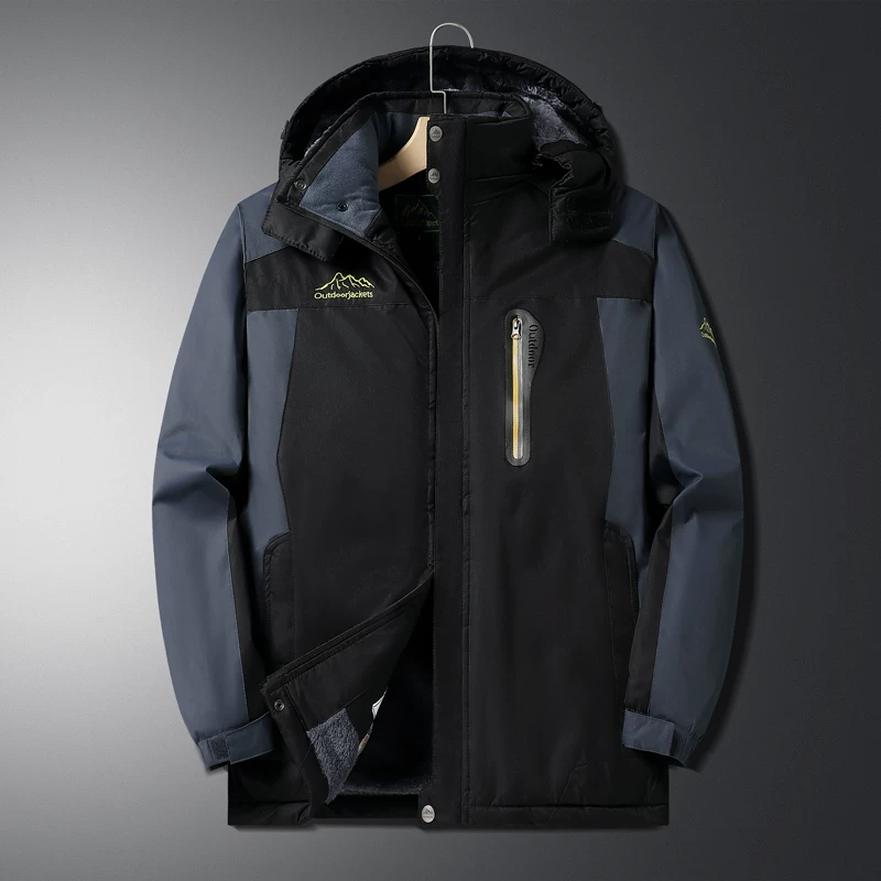 Зимняя ветронепроницаемая теплая куртка