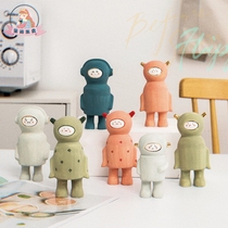 (Xi Heard of the Lightning Bolt) Jingdezhen Original Tao Art Home Swing Piece Cute Home Desktop Adornment