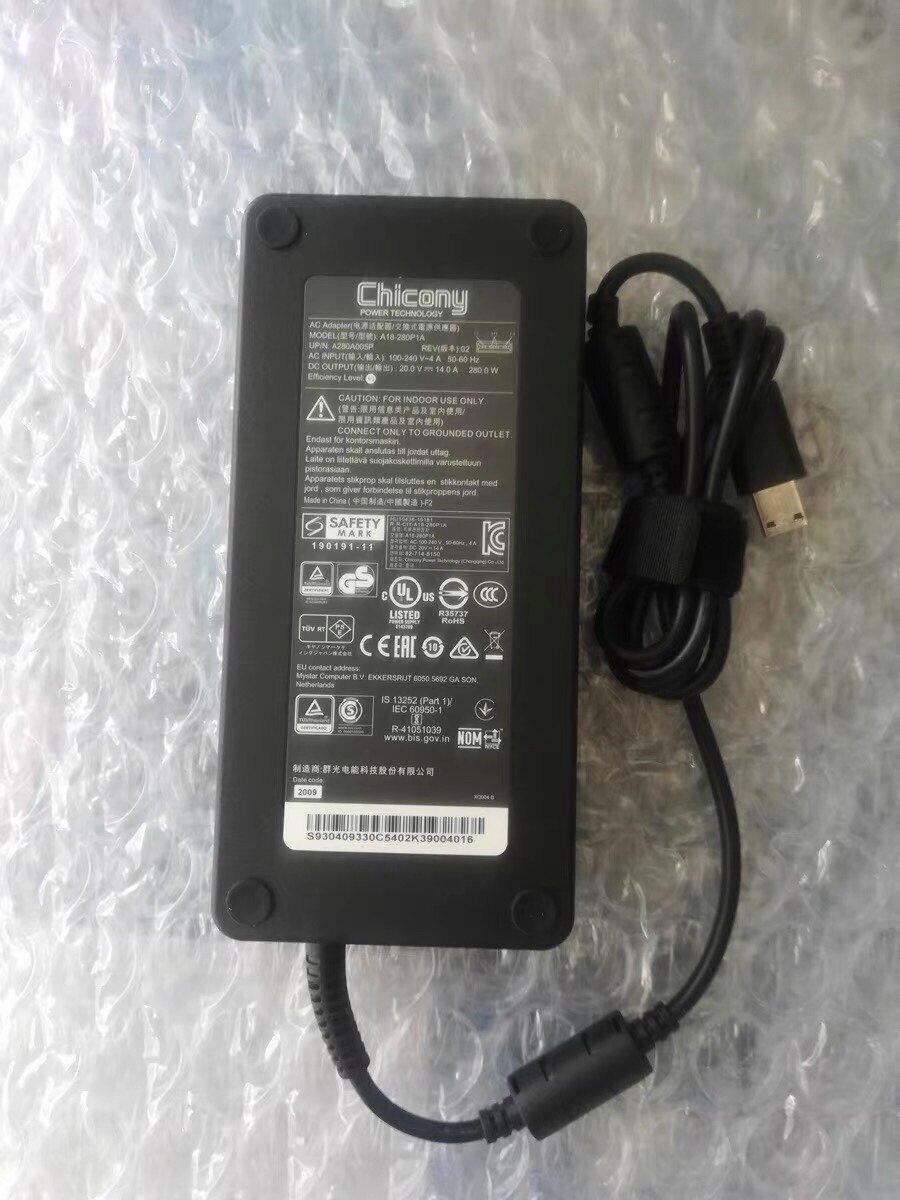 Original MSI MSI laptop GP76 GP66 GE66 GE76 original 280W power adapter