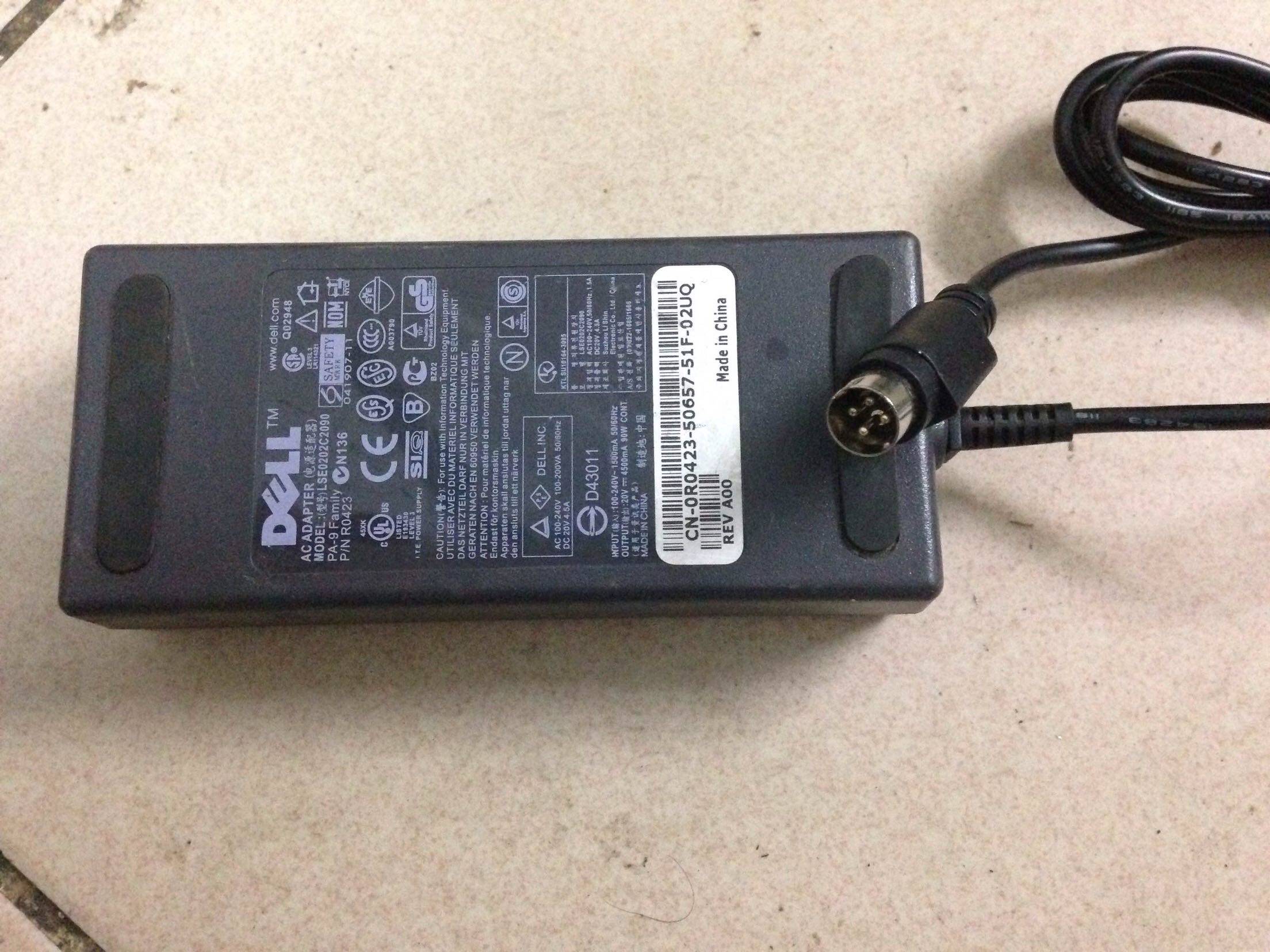 Original fit DELL 2001FP LCD power supply adapter 20V 4 5A round inside four needles