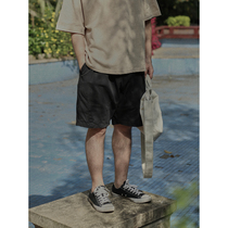 Crisis Youth Day Ensemble Retro Multifold Lantern Shorts Men And Women Summer Neutral Casual Pure Color 100 Hitch Pants