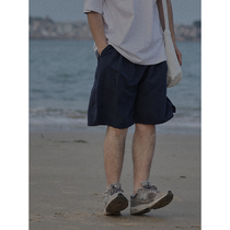 Crisis youth shorts mens summer thin design tooling 2021 New Japanese loose straight five-piece pants