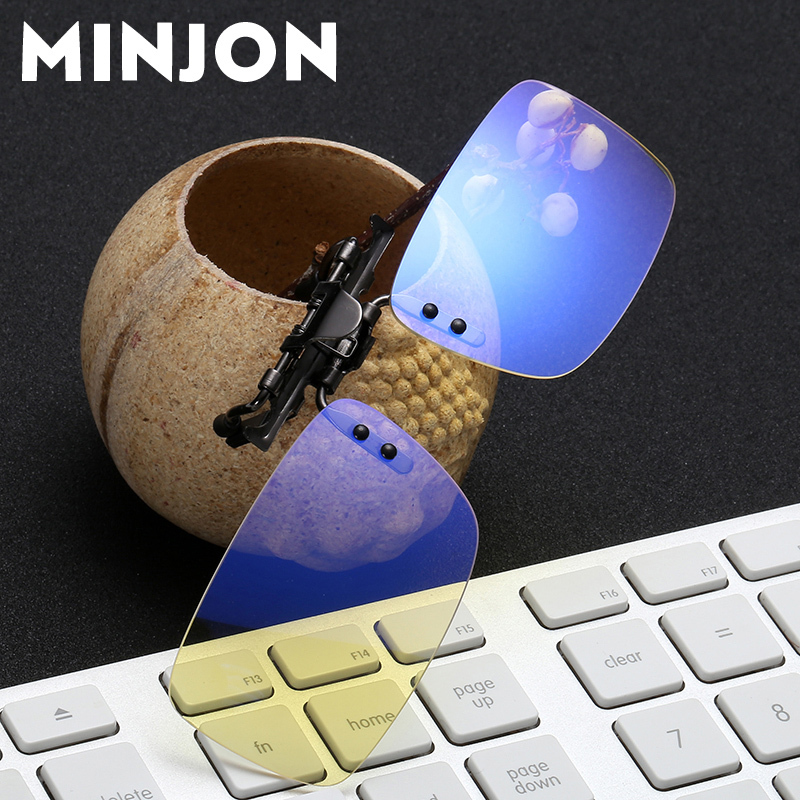 Anti-Blu-ray lenses anti-fatigue and radiation-resistant computer niggles female glasses clip Myopia Glasses Special lens clamps