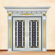 Foshan 304 stainless steel door Roman column door anti-theft door entry door villa door balcony door courtyard door