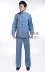 Bộ đồ cotton nguyên bản phù hợp với văn hóa truyền thống quần áo nam Tang phù hợp với bộ đồ Tang nam dài tay thời trang nam Trang phục dân tộc