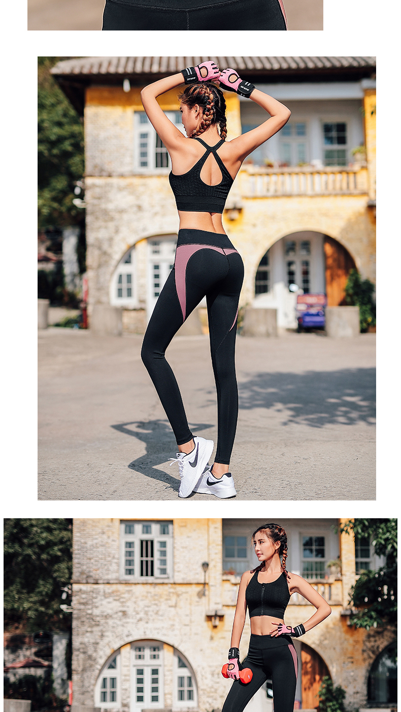 Thật vậy, kiểu vest phía trước có khóa kéo hình áo ngực thể thao nữ chống sốc tập hợp áo ngực chuyên nghiệp chạy đồ lót yoga áo gym nữ
