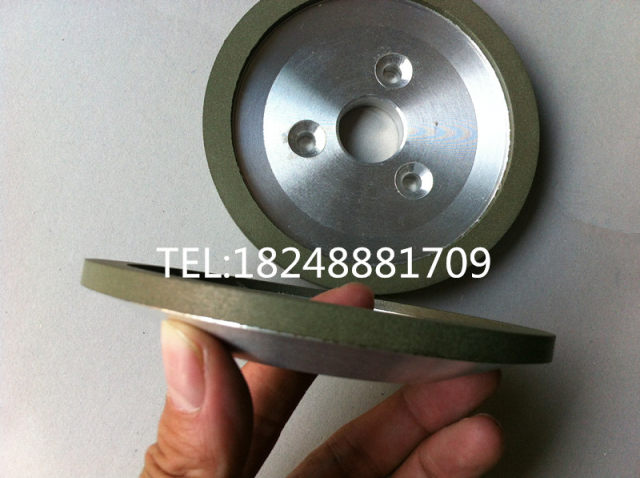 Diamond disc resin grinding wheel alloy tanker tungsten steel grinding wheel 125*16*25*10*3 ສາມຮູ 90 ອົງສາ