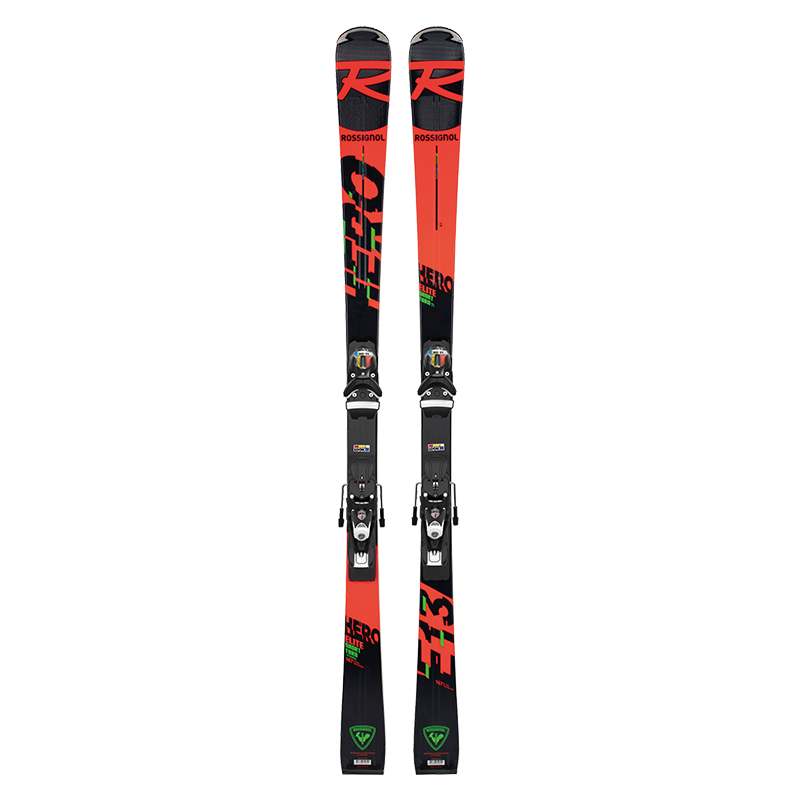ROSSIGNOL Golden Rooster Senior male and female ski double board red hero civil competitive small gyration HERO ST TI
