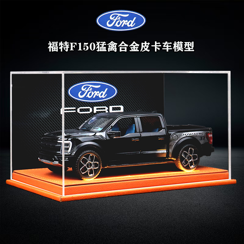 Ford F150 Raptor Alloy Pickup Truck Model Simulation Toy Car Model Trendy Car Figurine Gift for Boys