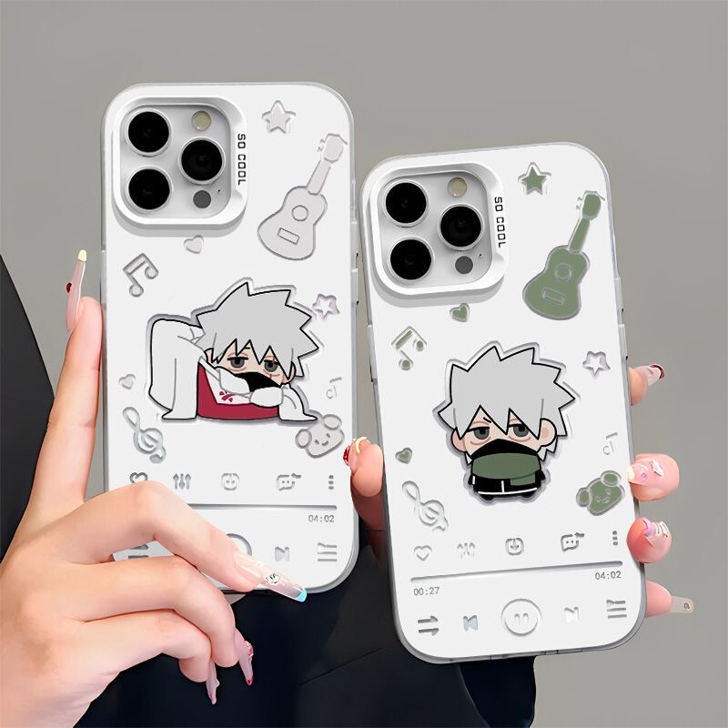 Ninja Q Version Kakashi Phone Case Suitable for Apple 15, iPhone 16 Pro Max, Xiaomi 14, Huawei Honor, Vivo, Oppo A2, Oneplus 13