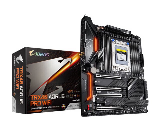Giggia small sculptures PRO TRX40 AORUS PRO WIFI motherboards support 3960X 3970X 3990X