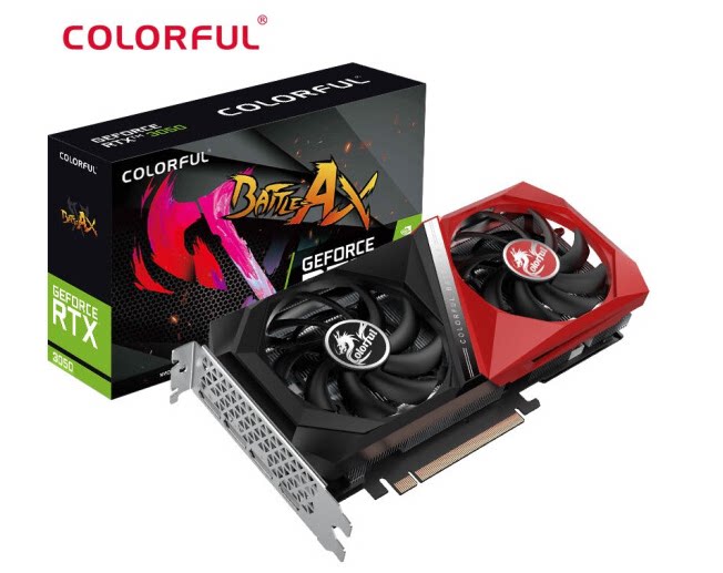 Rainbow RTX 3050 3060 3070TI Tomahawk DUO 8G Dual Fan Discrete Graphics